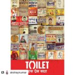 Bhumi Pednekar Instagram – #Repost @akshaykumar (@get_repost)
・・・
‪Ek Anokhi Kahaani!!! #ToiletEkPremKatha TRAILER IN 5 DAYS