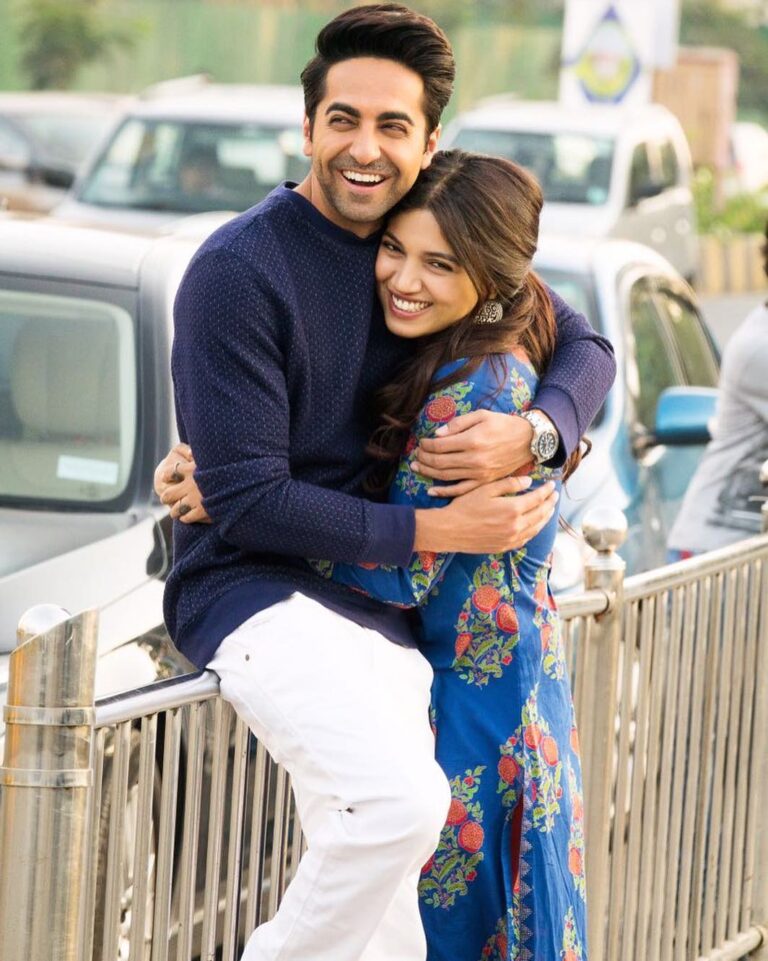 Bhumi Pednekar Instagram - It's one big crazy,happy film.Here's my next Shubh Mangal Saavdhan with the talent bomb @ayushmannk ❤️Am so excited to be working with you again.Major butterflies. Be prepared for the madness to hit you in August.Directed by #RsPrasanna and produced @colouryellowproductions @eros_now . #ShubhMangalSaavdhan