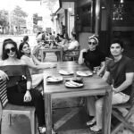 Bhumi Pednekar Instagram - The moment before we went into food coma.Exactly in 10 mins after this picture was taken our table was full of embarrassing amounts of food ,that we finished 👊🏻👯👯💪🏻 .You can only do that with family. #fambam #mainsquad #forlife #2017 #foodcoma #FamilyThatEatsTogether