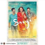 Bhumi Pednekar Instagram - Yay yay..So excited for you all and #sarghi ❤️🙏🏻⭐️ #Repost @rubina.bajwa with @repostapp ・・・ Releasing February 24