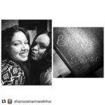 Bhumi Pednekar Instagram – So much love…a major throwback to when I worked for my best friend /sister/soulmate/counsellor and I miss you #Repost @shanoosharmarahihai with @repostapp
・・・
Missing you randomly! Sometimes I think to myself why did I give my baby to this industry and miss out on all my drives and fun and endless verbal diarrhoea ??? But then I’m proud of how busy you are and what amazing things you have been doing! I love you Bhumzu! I just found this childish but oh so adult photo of your last day in office where you carved yourself into my desk!!!! Shine always baby! #sistersforlife #mybaby #missing #jasthaan #bro #bhumipednekar #shootlife 😘😘
