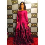 Bhumi Pednekar Instagram - Congratulations on your oh so pretty and romantic collection Paras and Sonam, @svacouture.As always loved wearing you guys. ❤️🙏🏻👊🏻 #monpassé styled by my darling @shainanath ,makeup and hair @ericvosburg 😍