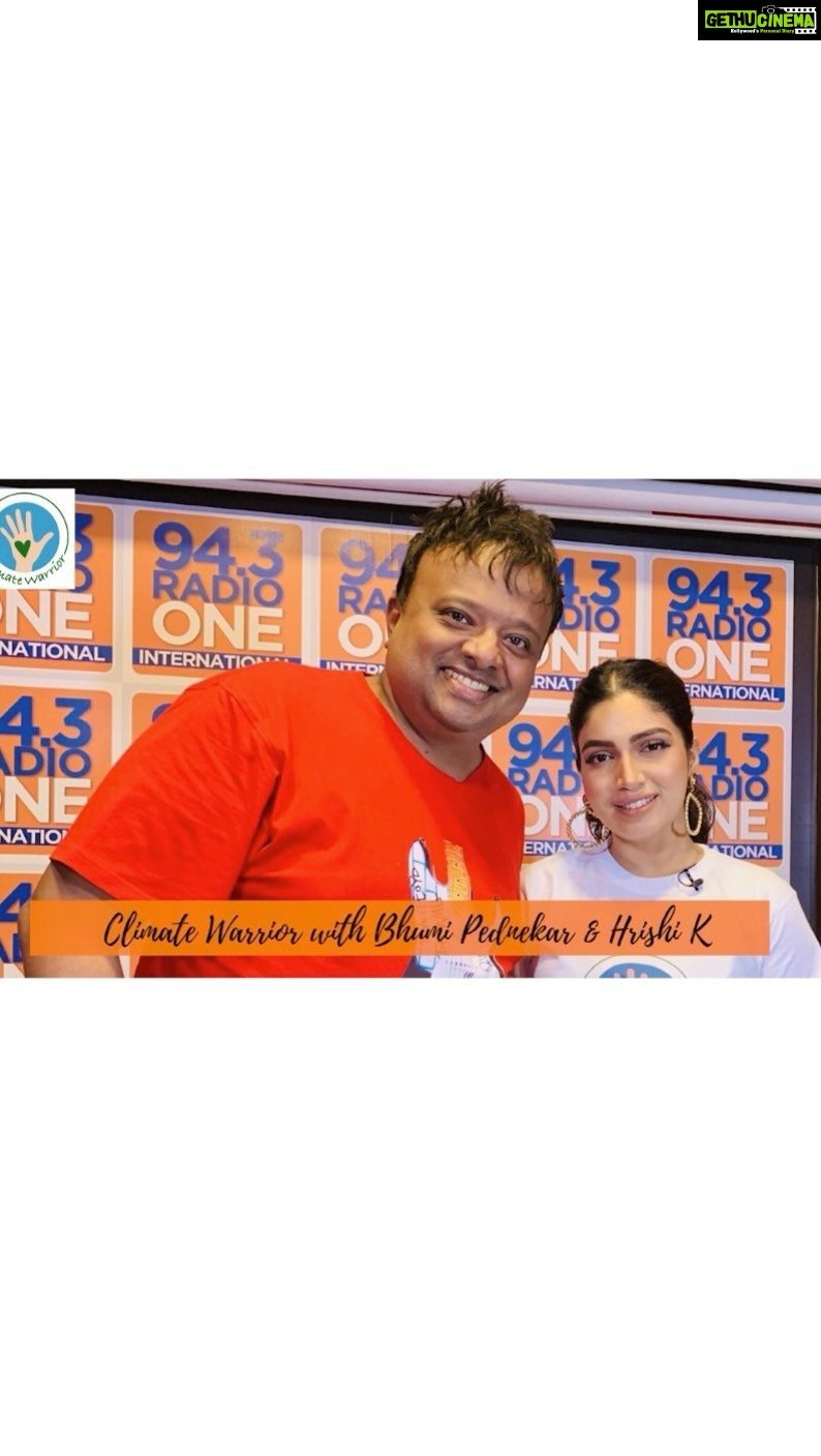 Bhumi Pednekar Instagram - Climate warrior and I are on radio :))) Small hacks & deep discussions on what we can do to conserve our precious resources & make the world a better place to live in one small step at a time!π Tomorrow 14th December 2021 on the occasion of #nationalenergyconservationday I am very happy to announce the launch of my passion project #climatewarrior on #radio with the good people at @94.3radiooneindia & their main man @hrishikay. Tune into hear us Monday to Friday 830-9 am & 730-8 pm. Excited! . . #climatechange #ClimateWarrior #conservation #radiooneinternational #hrishikeshkannan #climateaction #climatecrisis