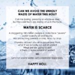 Bhumi Pednekar Instagram – Happy holi my lovelies

India is going to be one of the First Nations to be hit by a Water Scarcity problem in the near future.When I say near I mean as close as maybe the next 30 to 40 years.

Which means most of our peers,friends and family are going to be Here and kicking to see our current and future generations suffer because of no water.

Holi is the festival of colours.
Love It.Enjoy it.
But try being dry.
Being a little conscious today can better our tomorrow.Not being preachy just keeping it real.Its a small step but remember – ‘boond boond Se sagar banta hai ‘ – xx Bhumi 😘🌏💧
#happyholi #saveourwater #dryholi