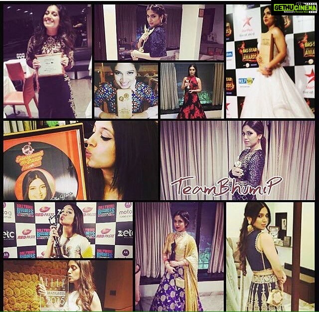 Bhumi Pednekar Instagram - Cutest collage made by @teambhumip .Thank you for all your love.And thank you everyone for such love .Big big big kiss to you 😘😘😘❤️❤️❤️⭐️⭐️⭐️ This really made my day :) #love #happiness #littlethingsmakemehappy