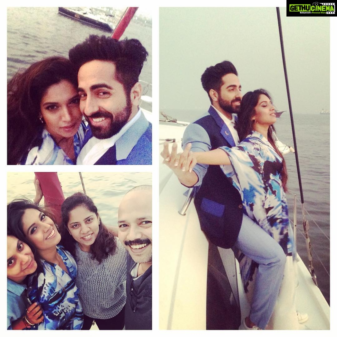 Bhumi Pednekar Instagram - Banging shoot with @feminaindia and my fav fav fav @ayushmannk . Being super filmy and romantic.Haha titanic- #febissue #feminaindia #love