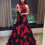 Bhumi Pednekar Instagram – Thank you #sonyguildawards for this honour. #excited and #happy to win another one for #Dumlagakehaisha.Best female debut π.Styled by the amazing @shainanath ,makeup by @neerajnavare.makeupartist and hair by @mr.evrus.Thank you guys for making me feel pretty always ππ and a special shout out to @manishmalhotra05 for this pretty pretty gown