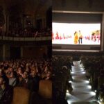 Bhumi Pednekar Instagram - This is what happy looks like..A very Happy audience watching Dum Laga Ke Haisha,at the River to River festival in Florence.We wish we could be there with you Sharat to experience this all over again... #OpeningFilm #Cinema #Dumlagakehaisha