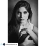 Bhumi Pednekar Instagram - #repost @rohanshrestha ❤️#headshot #blackandwhite