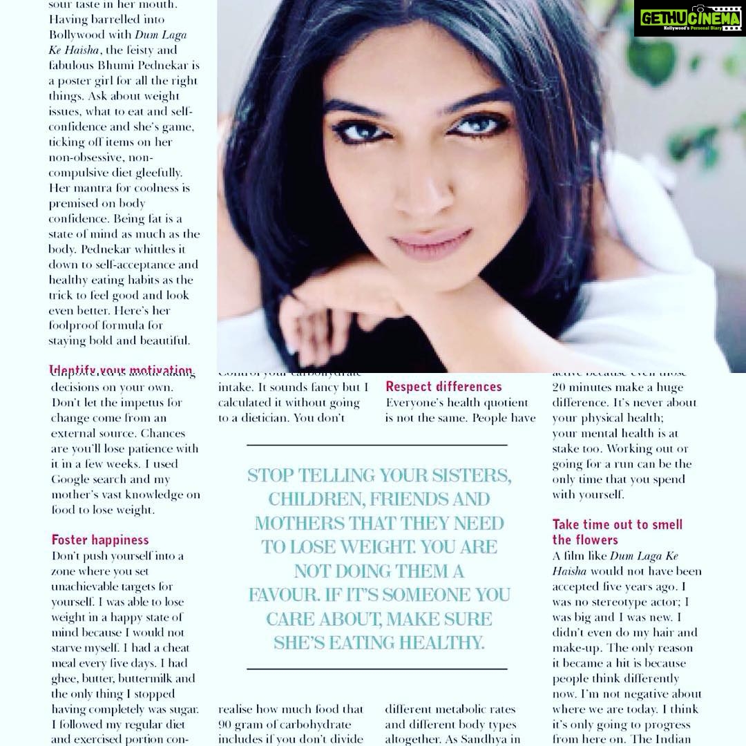 Bhumi Pednekar Instagram - In this months #indiatodaywoman.Loved the article.Go check out the complete article -https://twitter.com/psbhumi/status/653823537669623808 . :))) #girlsruletheworld