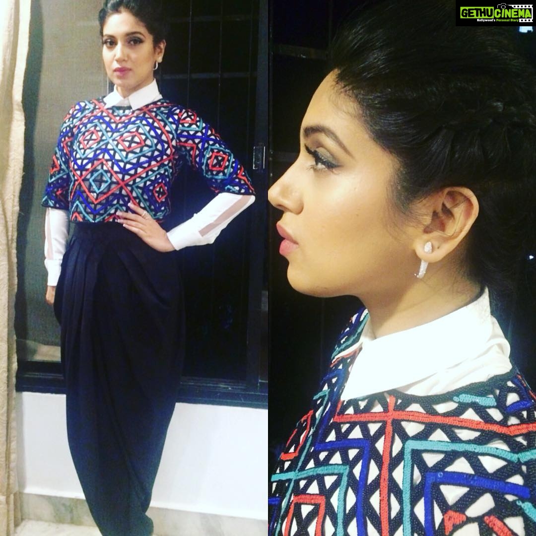 Bhumi Pednekar Instagram - Look for the day - Jagran Film Festival Awards.styled by @shainanath ❤️❤️❤️.Mua @neerajnavare.makeupartist Nd hair @mr.evrus ❤️