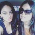 Bhumi Pednekar Instagram - Nothingness after work..girls being girls.. #abouttown #girlsruletheworld #mumbai #bff @rubina.bajwa