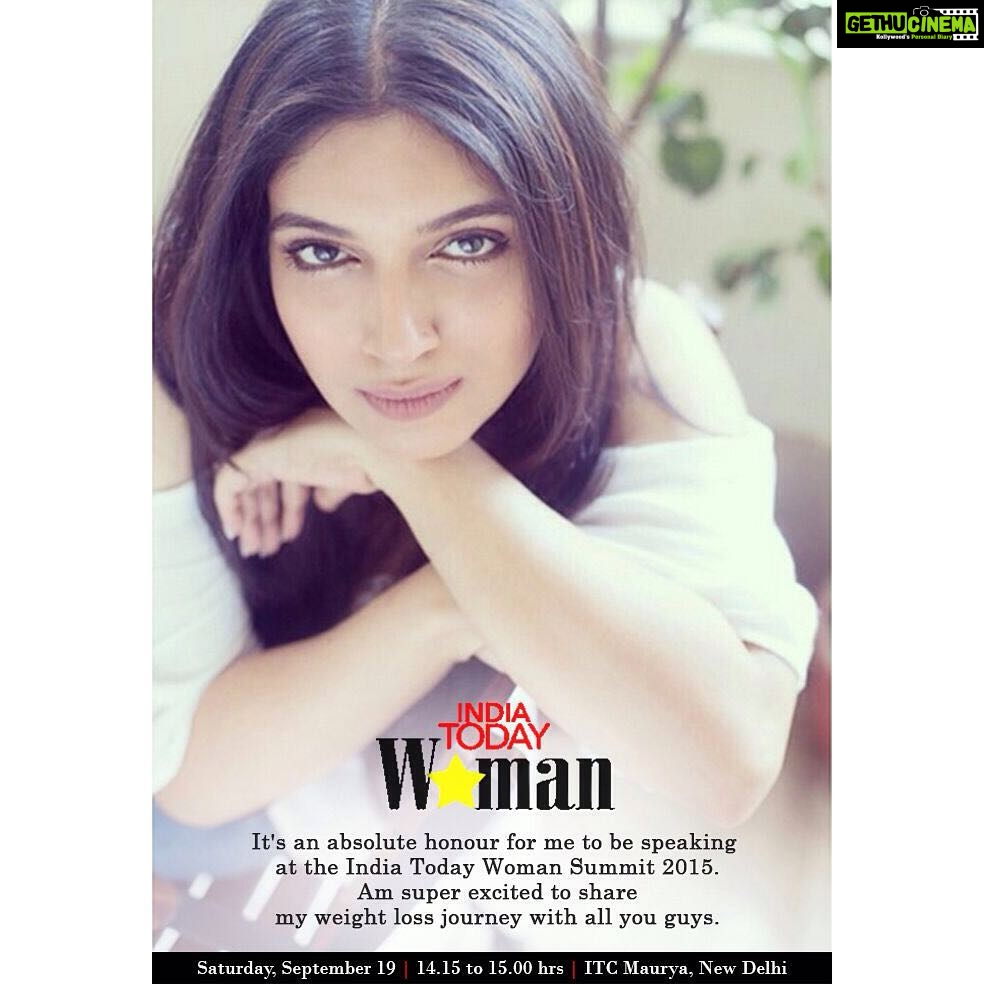 Bhumi Pednekar Instagram - Am so so so excited to be speaking at the India Today Womans Summit and Awards this year.Cant wait to go to the capital and tell you guys how I did it. #lifegoals #indiatodaywomansummit2015 http://www.indiatodaywomansummit.com/