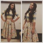 Bhumi Pednekar Instagram - Not feeling so blue :))...all dolled up for my baby's big birthday.. #sundaybrunching#happybdayshanoo @shettynisha ❤️ thank you for the look