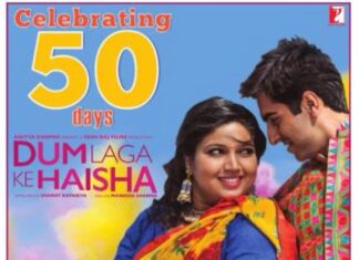 Bhumi Pednekar Instagram - Dum Laga ke Haisha celebrates 50 days of being in theatres :)) 8th weekend for us...just can't Explain this feeling.. #gratitude#dumlagakehaisha#yrf#yashrajfilms