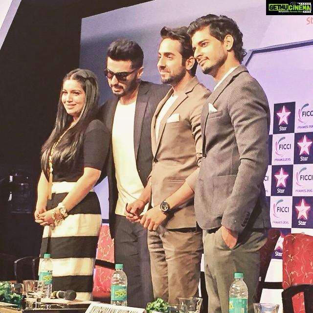 Bhumi Pednekar Instagram - Had an amazing time at #ficciframes2015 with these super talented boys