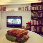 Bhumi Pednekar Instagram - Super Soulful Sunday... @samikshapednekar turns chef for the day..hummus and grilled chicken sandwich #sisterlove#chefsamu#cleanfood#organic#homemadeheaven#perfectsunday#lazy#happy#potd#instafood