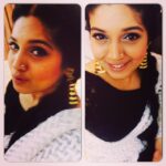 Bhumi Pednekar Instagram - Palli gets married...oh my god @pallipallar congratulations... #lotd#potd#weddingdiaries#blackandwhite#indiansaree#dolledup#purefun#superlove#selfie