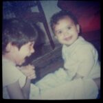 Bhumi Pednekar Instagram - My lil baby sister....I love you...this is how our lives are going to be..happy and together #childhood#memories#missbeingwitheveryone#love#sibling#maternalinstinct#possesiveeldersister# @samikshap