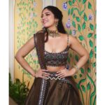 Bhumi Pednekar Instagram - I love wearing lehengas and dancing to Bollywood songs #DesiGirl . . . Wearing @jjvalaya HMU by me :) Jewellery @azotiique @curiocottagejewelry Styled @pranita.abhi Clicked by @miteshsphotography Post @melomaniacc