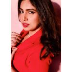 Bhumi Pednekar Instagram - Red is my colour 💋 . . . Wearing @nirmooha Styled by @pranita.abhi Makeup @sonicsmakeup Hair @the.mad.hair.scientist Clicked by @manpreetsinghsahib @snehaa9 @melomaniacc