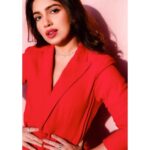 Bhumi Pednekar Instagram - Red is my colour 💋 . . . Wearing @nirmooha Styled by @pranita.abhi Makeup @sonicsmakeup Hair @the.mad.hair.scientist Clicked by @manpreetsinghsahib @snehaa9 @melomaniacc