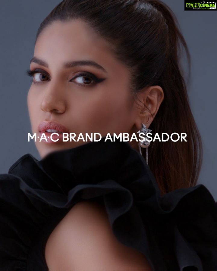 Bhumi Pednekar Instagram - That surreal moment when you realise you're the first brand ambassador for @maccosmeticsindia 🥰 #MACLovesBhumi