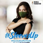 Bhumi Pednekar Instagram - It’s time for the youth to lead the way forward by getting vaccinated in this fight against the pandemic. @my_bmc @adityathackeray @bhamlafoundation @saherbhamla #VaccinationFor18Plus. #SleevesUp to help end the pandemic. #BhamlaFoundation #Dharavi