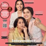 Bhumi Pednekar Instagram - Our first one together ❤️ @sumitrapednekar @samikshapednekar . . . @hindustantimes @htbrunch Editor-in-chief: @jamalshaikh Interview by: @aashn Photos by: @lakshetamodgil Post by: @melomaniacc Styled by: @reedimaindulkar Hair by: @aliyashaik28 #Family #Cover #August #gratitude #love