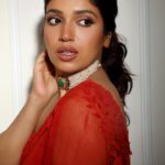 Bhumi Pednekar Instagram - Red is my colour ❤️ . . . #rakshabandhan #stylefile #BP #goodnight #Instagram #love #musing