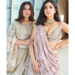 Bhumi Pednekar Instagram - The many moods of us ♾ @samikshapednekar . . . #PednekarSisters #maydforaavs #Manishmalhotra #forever