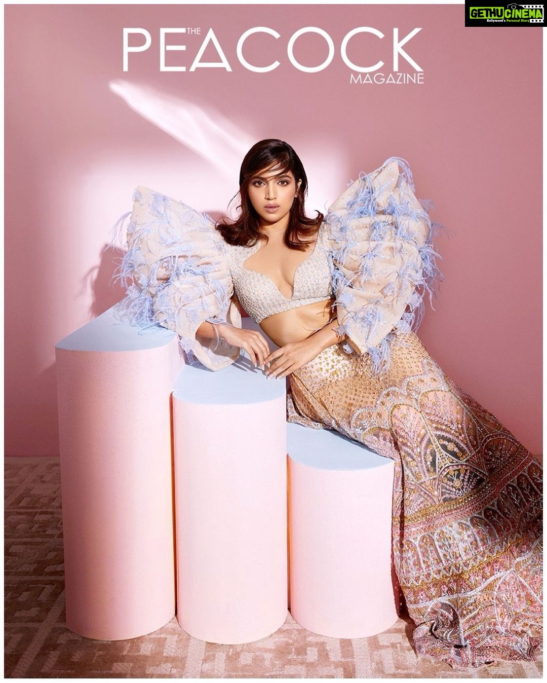 Bhumi Pednekar Instagram - I decide my value, no one else does... . . @thepeacockmagazine_ . . . Photographer - @taras84 Wardrobe - @falgunishanepeacockindia @falgunipeacock @shanepeacock Styling - @who_wore_what_when Makeup - @sonicsmakeup Hair - @georgiougabriel Jewellery - @hazoorilaljewellers Production - @niharikaartdirection . . . . . #falgunishanepeacockindia #falgunishanepeacock #thepeacockmagazine #falgunipeacock #shanepeacock #fsp #bhumipednekar #coverstar #februaryissue #digitalissue