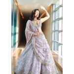 Bhumi Pednekar Instagram - The joy of dressing up :) #MayDForAavs . . . Lehenga and jewellery by @manishmalhotraworld 💜 Styled by @pranita.abhi Clicked by @kunaalbose Makeup & hair by 🙋🏻‍♀️