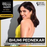 Bhumi Pednekar Instagram - Thank you @gqindia ❤️ Repost:Excellence in Acting @bhumipednekar After being a casting director at Yash Raj for 6 years, she flipped the sign on the door and said “I got this.” She’s loved by critics and audiences alike, who marvel at her range and depth.@bhumipednekar is keeping it real and relatable, on screen and off. 📸 @manasisawant ___________________________________________ #BhumiPednekar #KonkanasenSharma #Movies #Actor #DollyKittyAurWohChamakteSitare #Durgamati #GQAwards #MenOfTheYear #MOTY2020 #ShopSmall @americanexpress