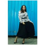 Bhumi Pednekar Instagram - Classic.Chic.Sustainable Mix and Match just like we did Vintage Jacket from @bodements_ with my really old pleated skirt , @burberry shoes & @radhikaagrawalstudio 🖤 Styled by @pranita.abhi Beauty @heemadattani @hairstories_byseema #Recycle #Reuse #Repeat 📸 @haranish.hrf