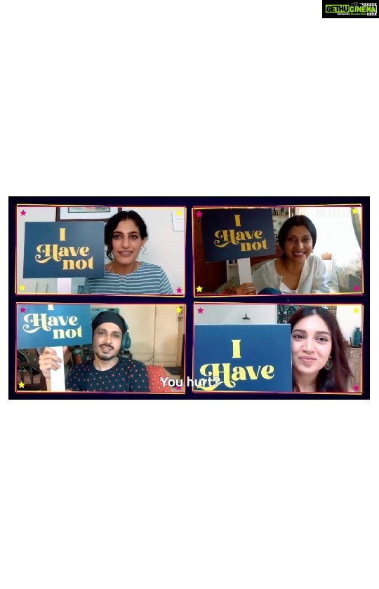 Bhumi Pednekar Instagram - Never have I ever spilled so much to my costars π . . @konkona @vikrantmassey87 @amolparashar @kubbrasait @kkundrra #AamirBashir @alankrita601 @shobha9168 @ektarkapoor @ruchikaakapoor @balajimotionpictures @netflix_in #DollyKittyAurWohChamakteSitare