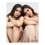 Bhumi Pednekar Instagram - Not Twins x Pednekar Sisters x Grazia 👯‍♀️ . . . #CoverStars #PednekarSisters #June #AtHomeWithGrazia #QuarantineEdition @samikshapednekar @graziaindia