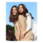Bhumi Pednekar Instagram - Solidarity x Pednekar Sisters X Grazia ☀️ . . . #coverstars #quarantineedition #pednekarsisters #morning #love #family #AtHomeWithGrazia @graziaindia @samikshapednekar