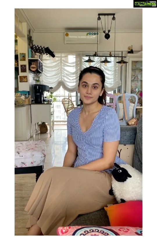 Bhumi Pednekar Instagram - A little care, collective consciousness and responsibility towards our home and our planet will help us a long way. Thank you @taapsee for being a #ClimateWarrior ! #OneWishForTheEarth • World Environment Day 2020 My #OneWishForTheEarth #ClimateWarrior @bhumipednekar