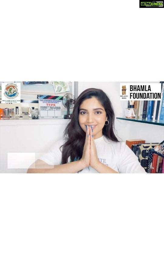 Bhumi Pednekar Instagram - I am a climate warrior..and here I am sharing some important thoughts with you...Sunno aur Samjho :) The effect of #COVID19 has reminded us of the importance of nature in our lives. Let us support the @moefccgoi @unep @asifbhamla #BhamlaFoundation campaign this #WorldEnvironmentDay #DhakkDhakkDharti #ForNature #SustainableLiving #Biodiversity #Ecosystem #ClimateChangeIsReal #ClimateWarrior
