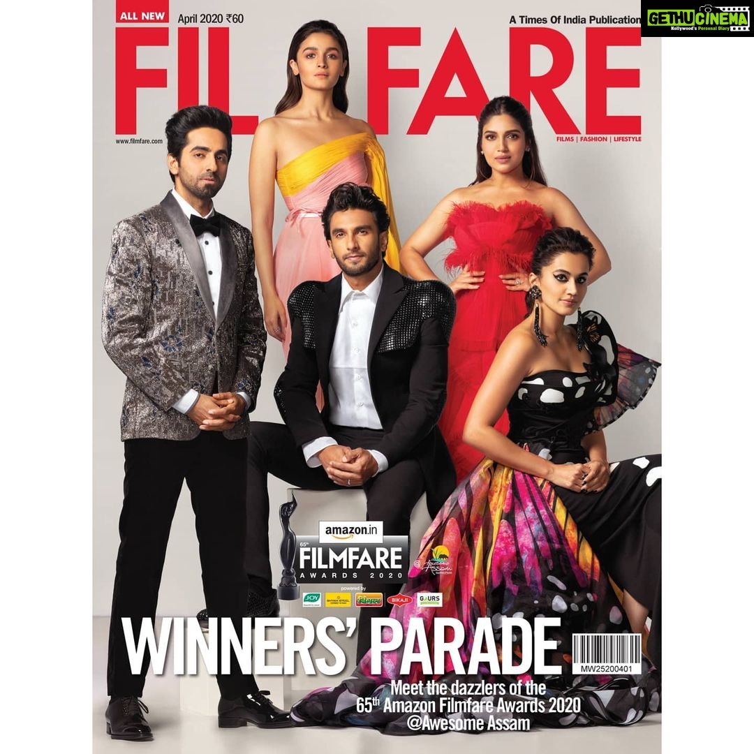 Bhumi Pednekar Instagram - @filmfare ♥️ . . . #AmazonFilmfareAwards
