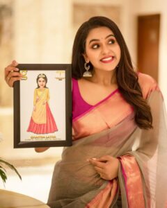 Chaitra Reddy Instagram - Thank you @galattadotcom 😍 
First appreciation for ‘KAYAL’❤️ 
Thank you @ivalinmabia u were always there for me no matter what ❤️ 
@dhanush__photography thank you da thambi for always being a phone call away 😍 
@cetanaa_mua hey thank you dear 🥰