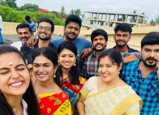 Chaitra Reddy Instagram - YNM ❤️ #gonnamissthisfacesomuch #fewaremissingthough😕 #lastfewdaysofYNM @actor_surjith @erode_ranjith @shalinirajan__ @bavithran.bavin @sreekumar.ganesh @nakshathra_official @barathactor26_official