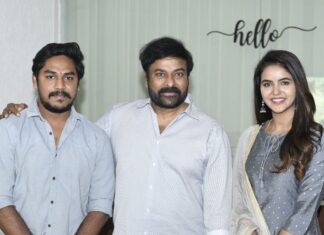 Chaitra Reddy Instagram - Meeting him was Uber cool feel 🥰 @chiranjeevikonidela ❤️