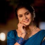 Chaitra Reddy Instagram - Keep ur face to the sunshine and you can’t see a shadow ❤️ captured by : @camerasenthil ❤️ Costume : @lakshana_designer_studio Makeup : @lakshana_priya_mua 💞