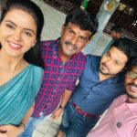 Chaitra Reddy Instagram - Meet kAYAL’s favourites ❤️ @pcselvam24 - My director - dedication, fun loving and Mr.perfect 😜 @jonesanand -My DOP-Silent , workaholic , smart 😎 @sanjeev_karthick - ezhil - he’s new to me not new to u guys , sweetheart and again fun loving person🥳 Saree : @thepallushop 😍