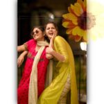 Chaitra Reddy Instagram - Neither every short girl is cute nor every tall girl is hot 😎 Our hunch story 🤪 @nakshathra_official can’t reach me ,if I don’t hunch my back or bend my knees 🤭🙈 Nakshu outfit designed by herself 😃her comfort at most priority 🤭 my cutie pie 🥰 Photography: @camerasenthil 🌸 Costume : @shreelatha_c ❤️ Jewels : @taniga.adornyourself 🌼 CO-model : @nakshathra_official 🥳