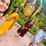 Chaitra Reddy Instagram – Yesterday was so so overwhelming 
My sister and bava came all the way long to Tirupathi to meet me n made my day so special ❤️and 
The wishes, the love from all of you -like all – including all the fans and fans clubs , everyone who gives me so much love , I’m the luckiest girl in the world ❤️thank you all so much and love you all the most ❤️

Costume @mabia_mb 🌸