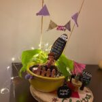 Chaitra Reddy Instagram - Memory is a way of holding on to the things you love, the things you are, the things you never want to lose. U guys gave a very thoughtful gifts❤️ Was touched💞 Thank you so much akka and bava for customising that cutest plant (was so happy seeing all those tiny things) U people made me feel so special❣️ Thank you 🙏🏻 Love unconditional ❤️