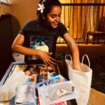 Chaitra Reddy Instagram - Memory is a way of holding on to the things you love, the things you are, the things you never want to lose. U guys gave a very thoughtful gifts❤️ Was touched💞 Thank you so much akka and bava for customising that cutest plant (was so happy seeing all those tiny things) U people made me feel so special❣️ Thank you 🙏🏻 Love unconditional ❤️